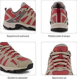 Amazon.com | ZeroXposur Womens Colorado Low Waterproof Hiking